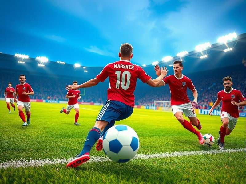 Crowd at a live soccer match in India with fans cheering