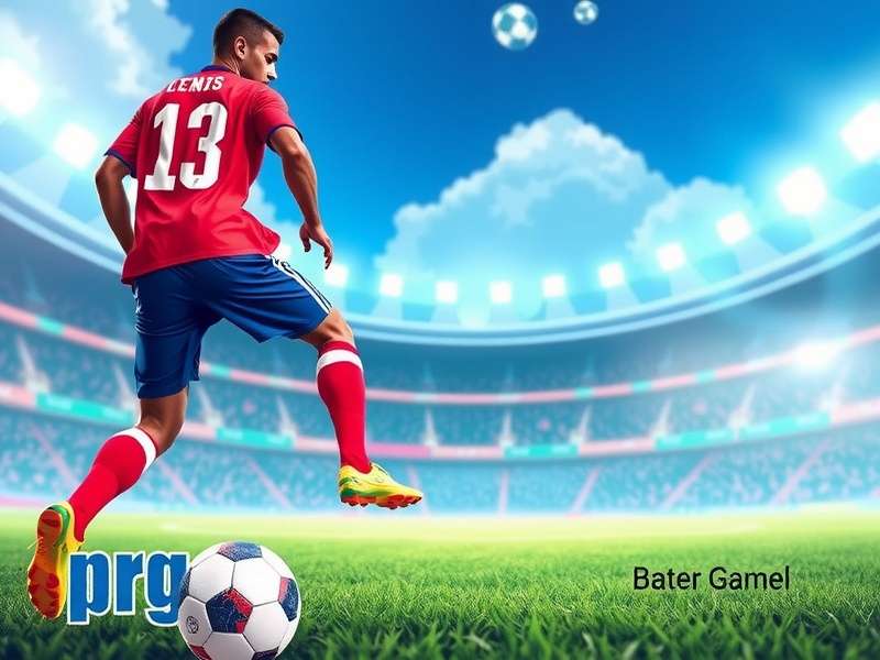 Strategic gameplay view of a free soccer game showing formation and player positions