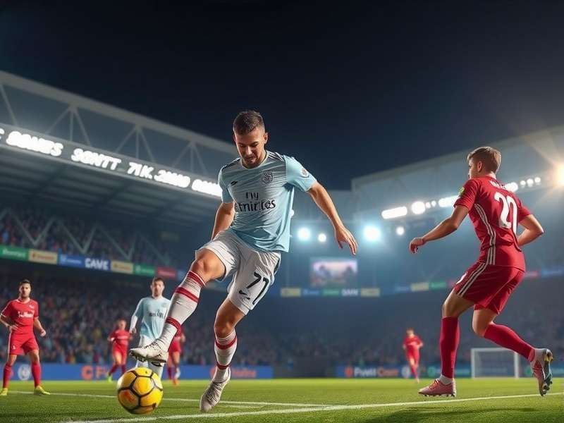 Future technology concept for soccer viewing with VR and multiple screens