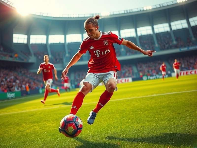 Crowd celebrating at an international soccer match today