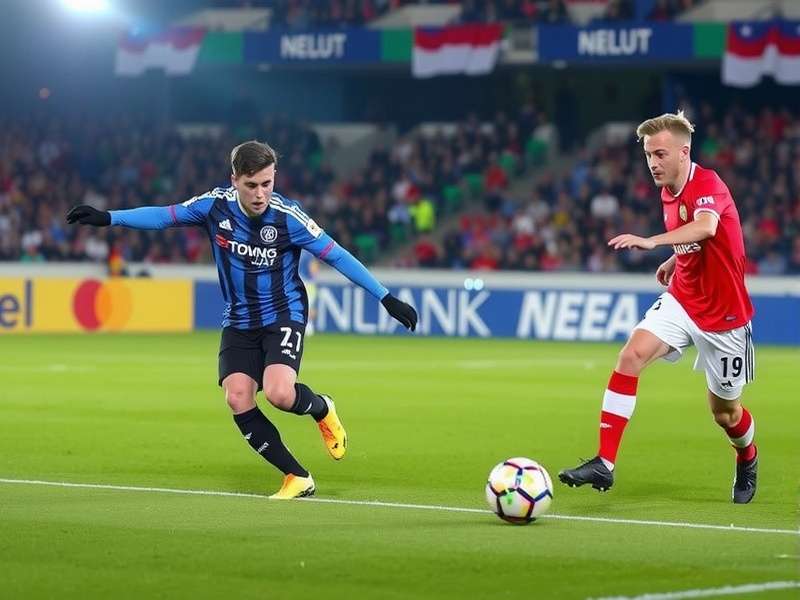 Exciting soccer match happening today in India