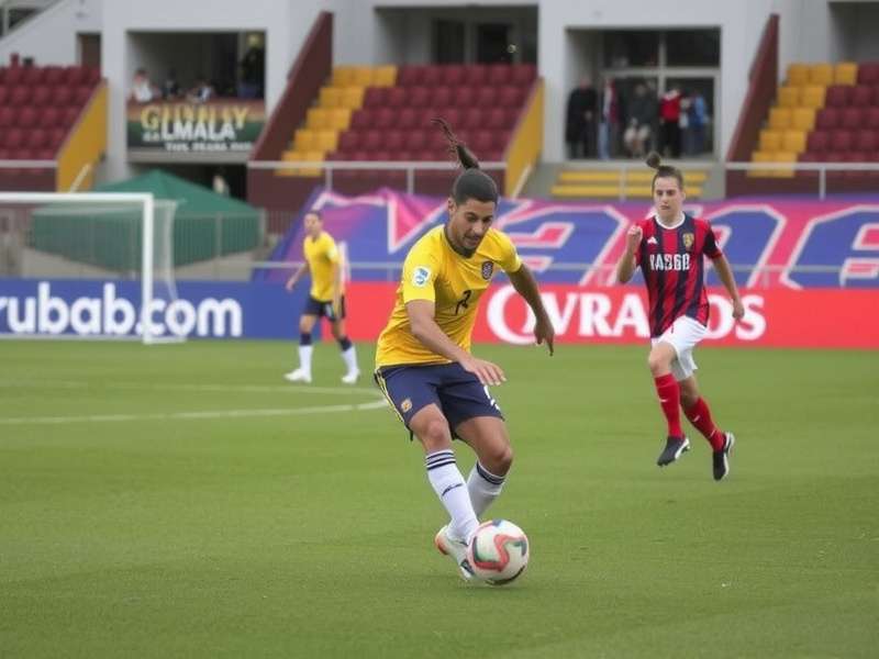 Indian football fans cheering at a live soccer match in Mumbai stadium