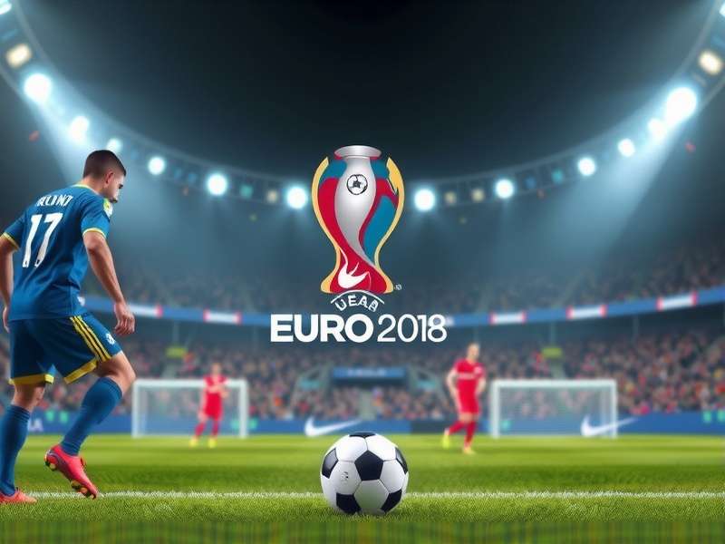 Euro Cup 2024 match in a packed stadium with fans cheering