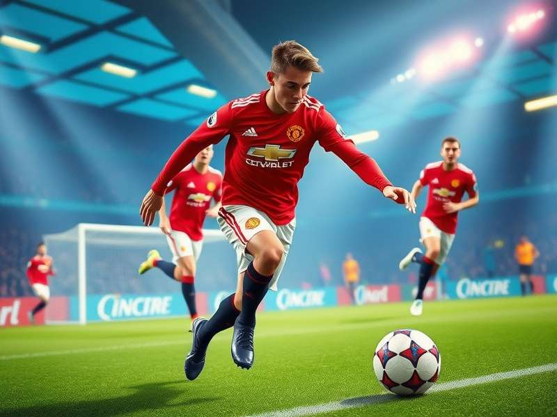 Tactical board analysis of a soccer game showing player movements