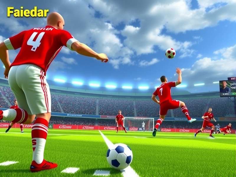 Young football players engaged in a free community soccer game in India