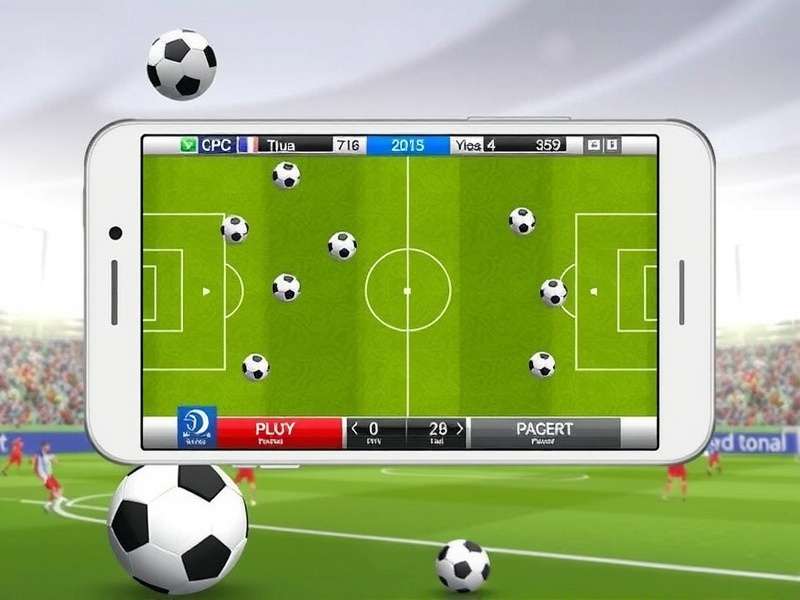 Soccer World Cup Game stadium atmosphere with cheering fans