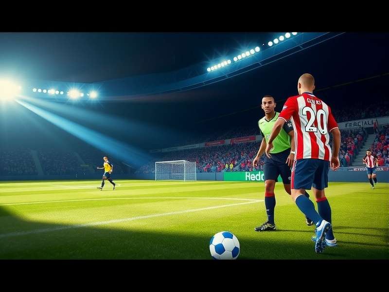 A digital rendering of a football stadium with Indian fans in the stands