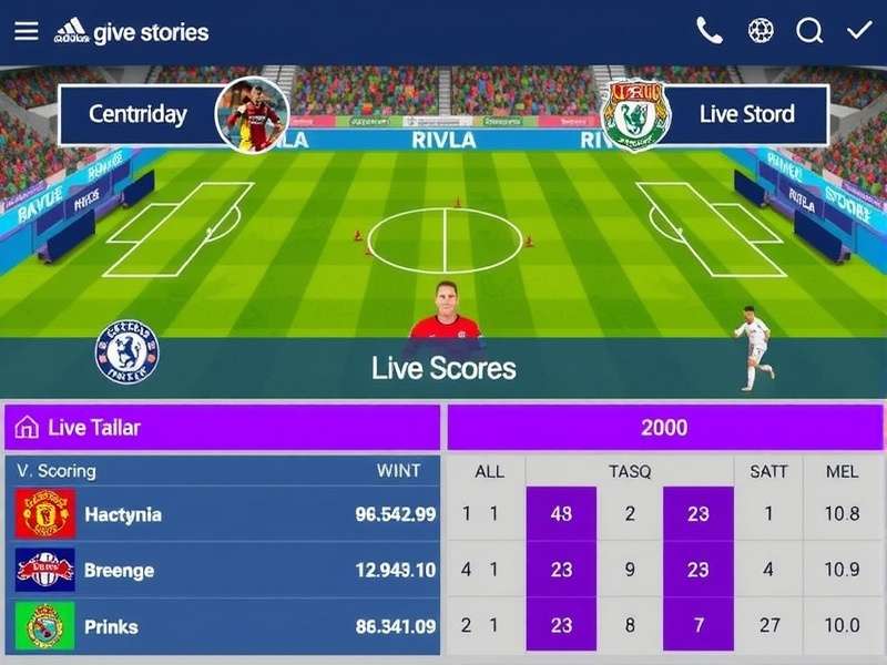 Soccer player in action during a match