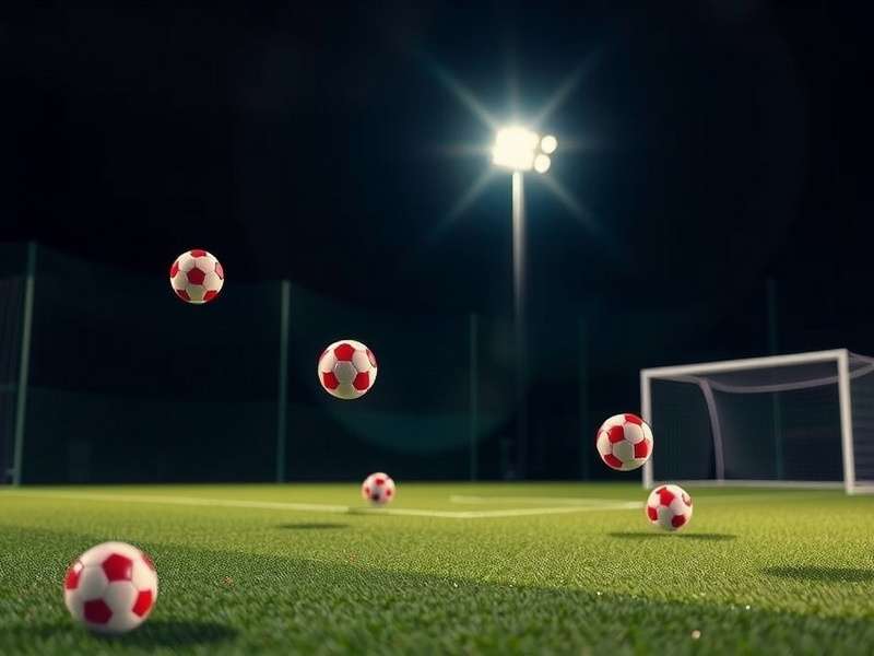 Group of diverse people playing a casual pickup soccer game on a sunny field in India