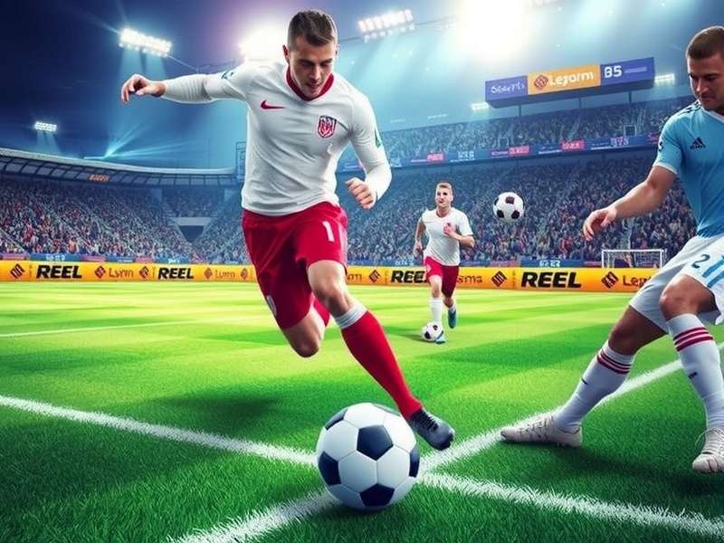 Young football players in India playing a vibrant street soccer game