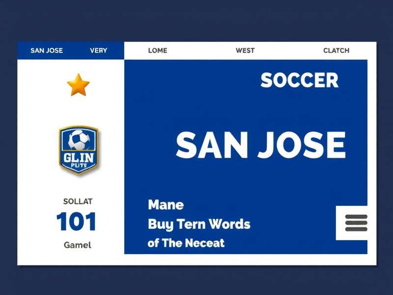 Football stadium in San Jose with excited fans