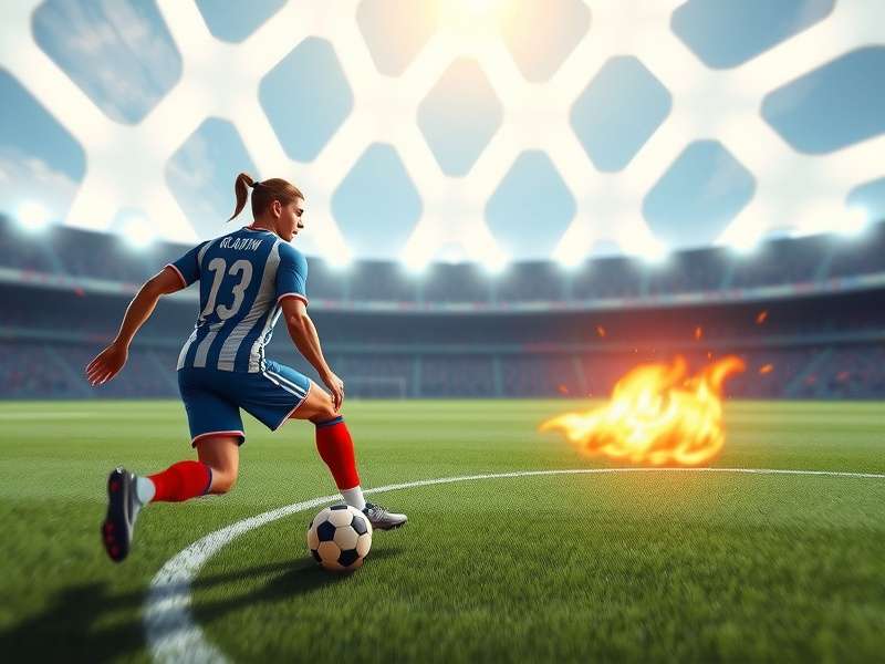 Young Indian football enthusiasts playing soccer game on laptop