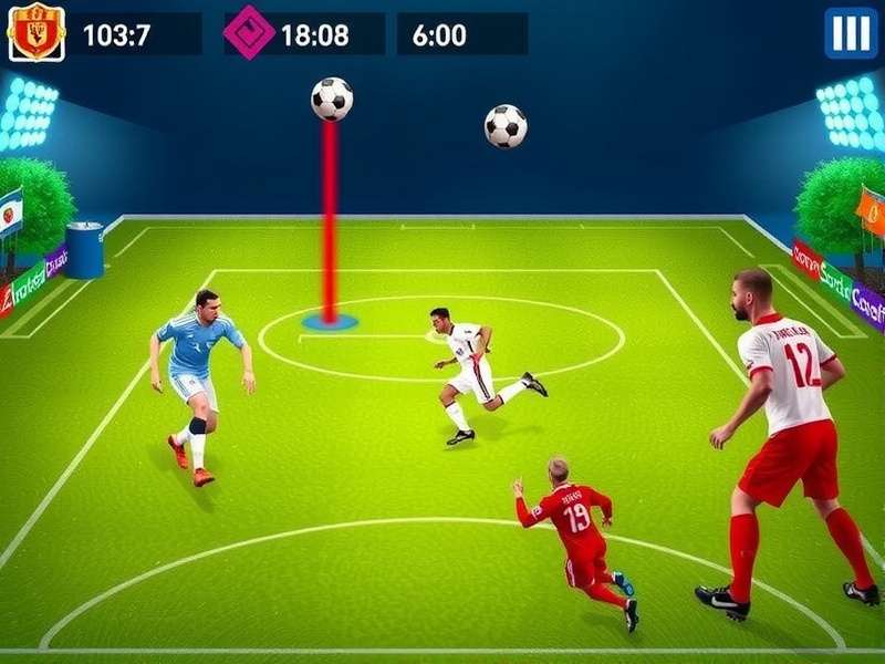 Young soccer players in India practicing on a field