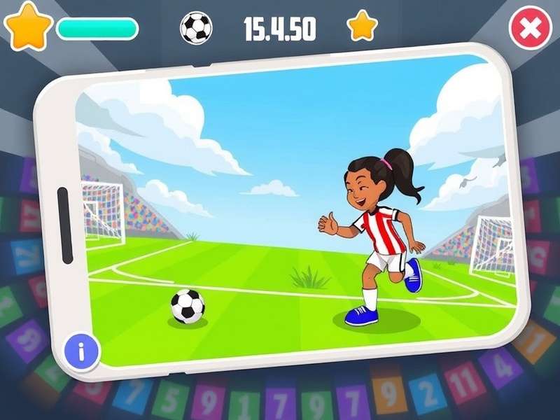 Poki Soccer Games gameplay screenshot showing football action