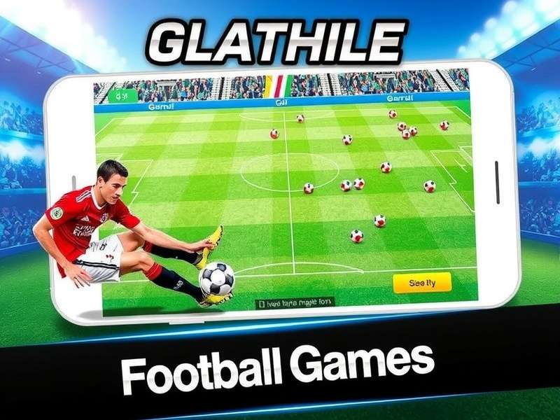 Screenshot of a popular free football game showing gameplay on mobile