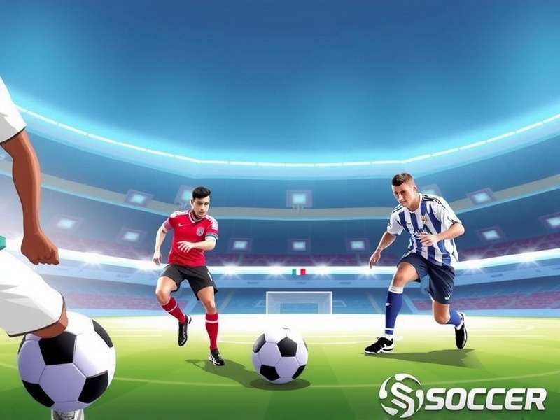 Vibrant soccer match at a packed stadium in India showing enthusiastic fans and players in action